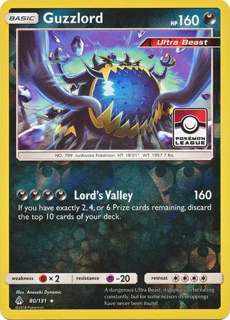 Guzzlord (80/131) (League Promo) [Sun & Moon: Forbidden Light] | The Time Vault CA