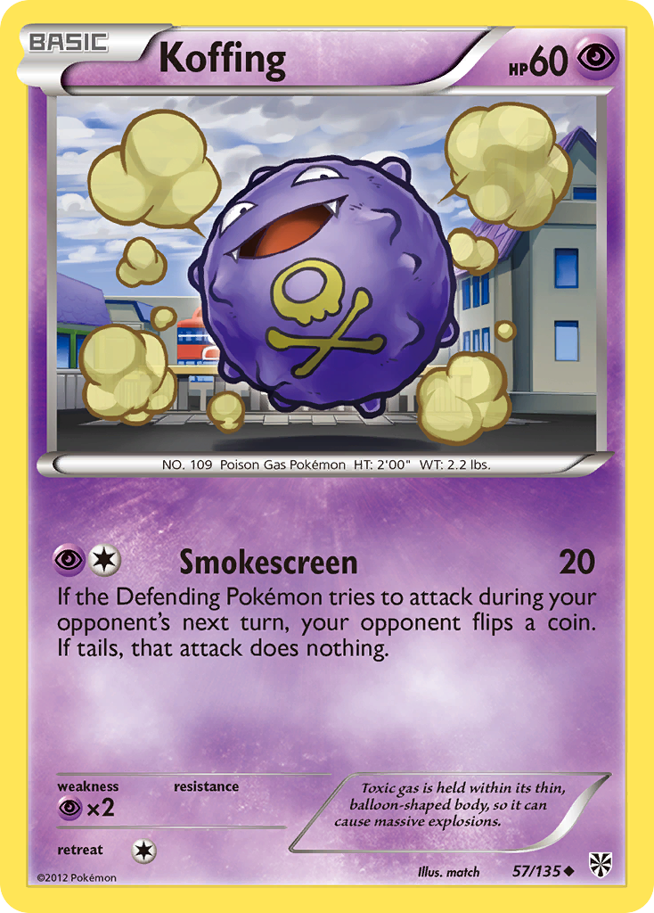 Koffing (57/135) [Black & White: Plasma Storm] | The Time Vault CA