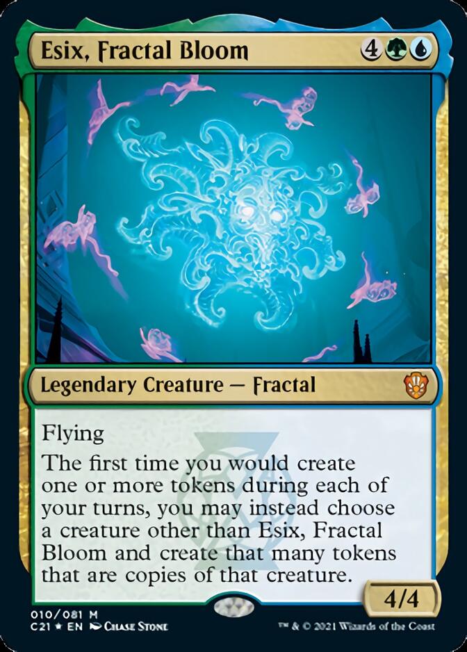 Esix, Fractal Bloom [Commander 2021] | The Time Vault CA