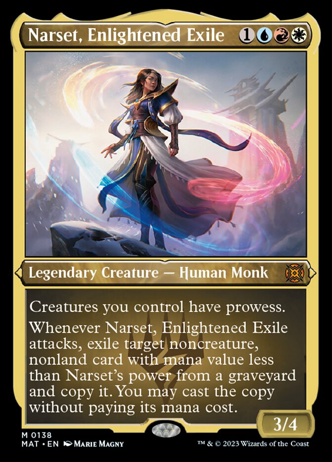 Narset, Enlightened Exile (Foil Etched) [March of the Machine: The Aftermath] | The Time Vault CA