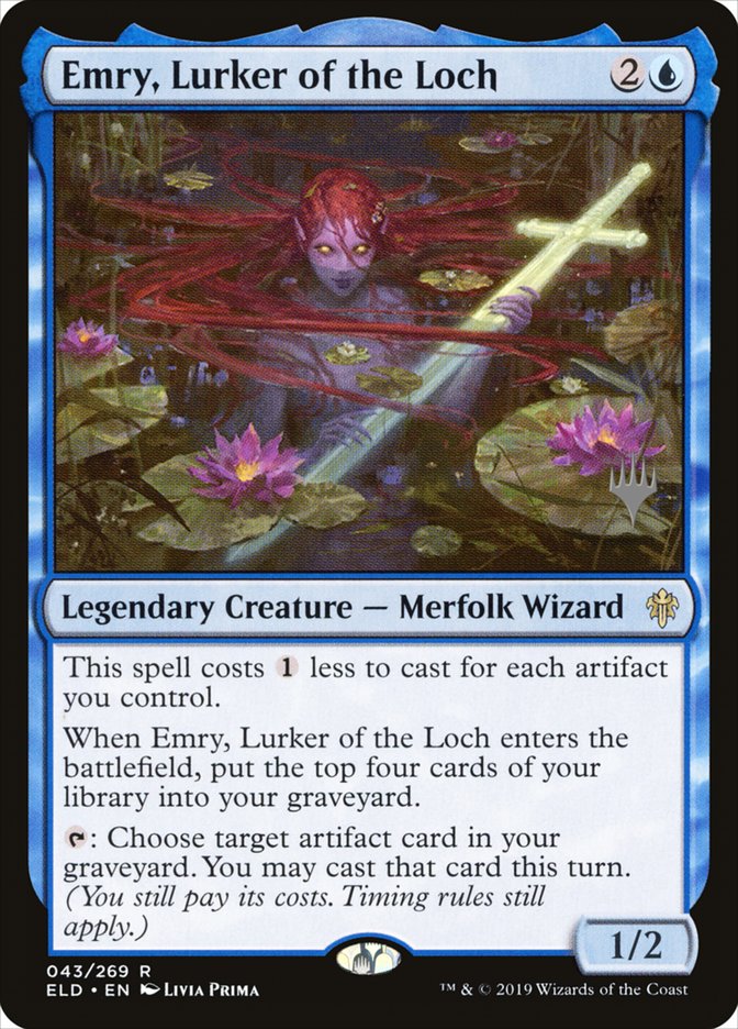 Emry, Lurker of the Loch (Promo Pack) [Throne of Eldraine Promos] | The Time Vault CA