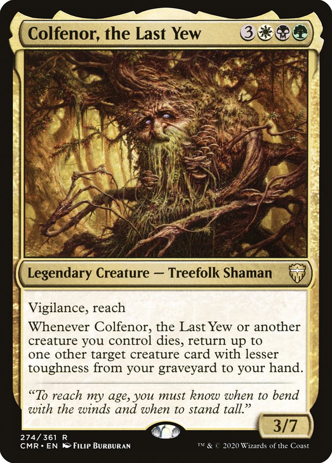 Colfenor, the Last Yew [Commander Legends] | The Time Vault CA