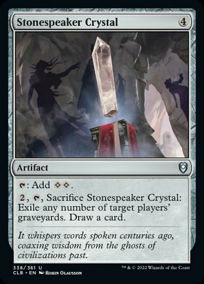 Stonespeaker Crystal [Commander Legends: Battle for Baldur's Gate] | The Time Vault CA