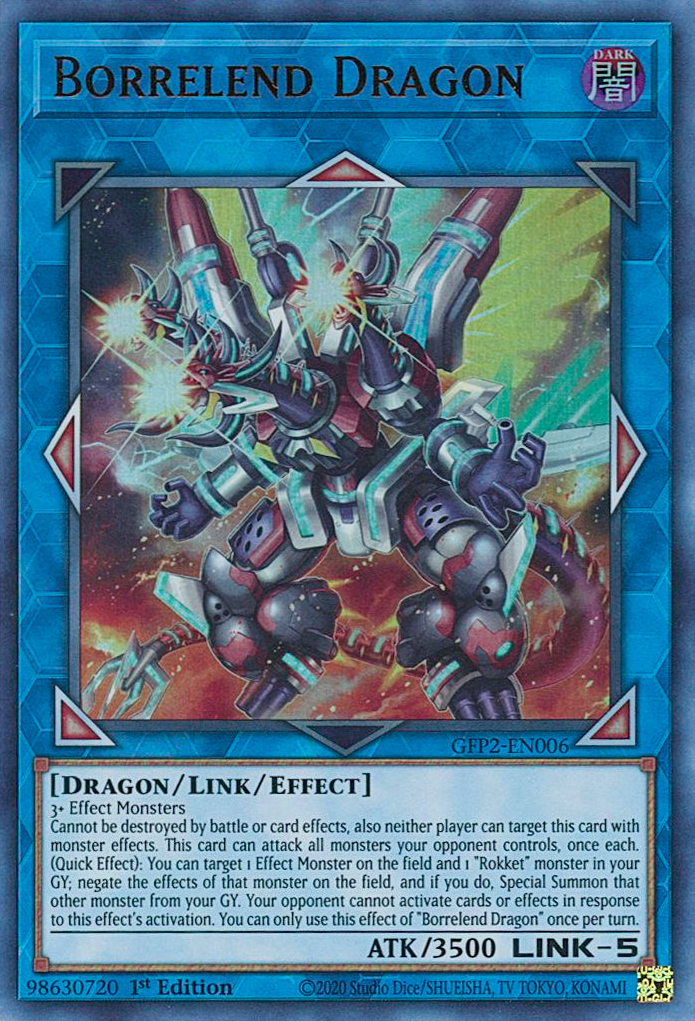 Borrelend Dragon [GFP2-EN006] Ultra Rare | The Time Vault CA