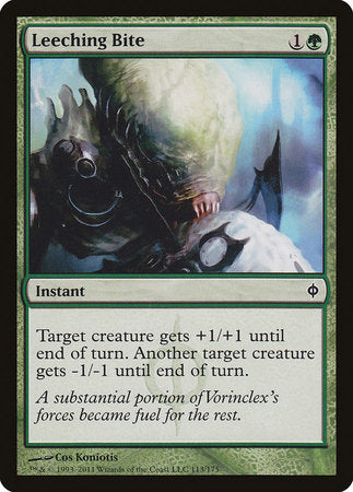 Leeching Bite [New Phyrexia] | The Time Vault CA