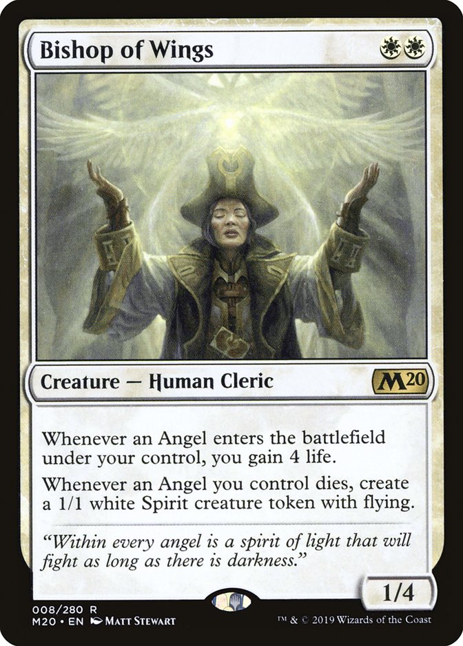 Bishop of Wings [Core Set 2020] | The Time Vault CA