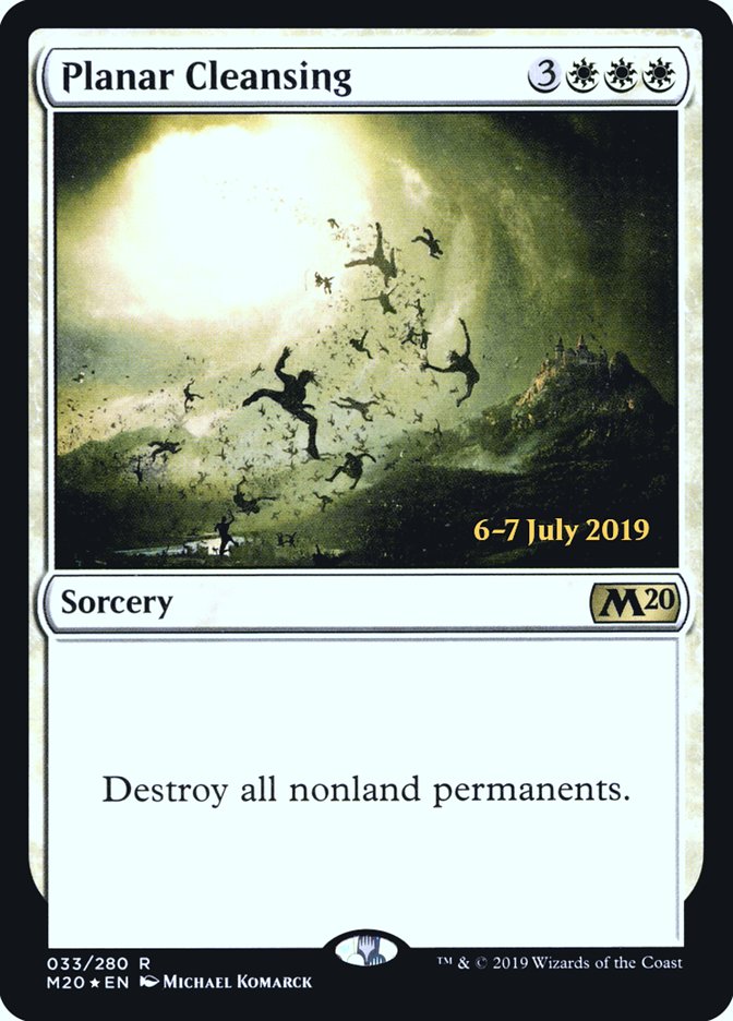 Planar Cleansing  [Core Set 2020 Prerelease Promos] | The Time Vault CA