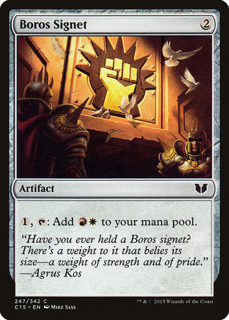 Boros Signet [Commander 2015] | The Time Vault CA