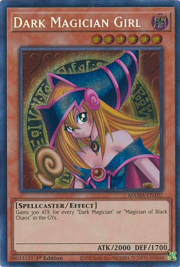 Dark Magician Girl [MAMA-EN107] Secret Pharaoh's Rare | The Time Vault CA