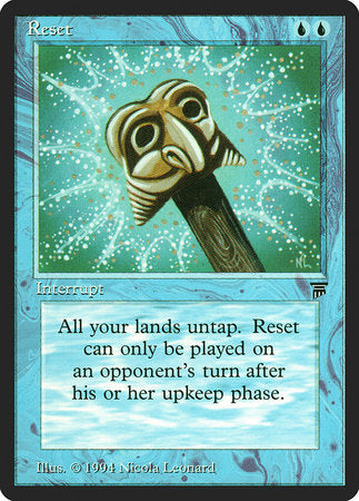 Reset [Legends] | The Time Vault CA