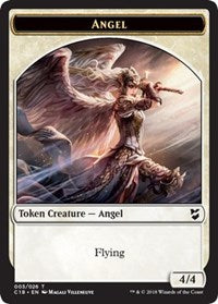 Angel // Soldier Double-sided Token [Commander 2018 Tokens] | The Time Vault CA