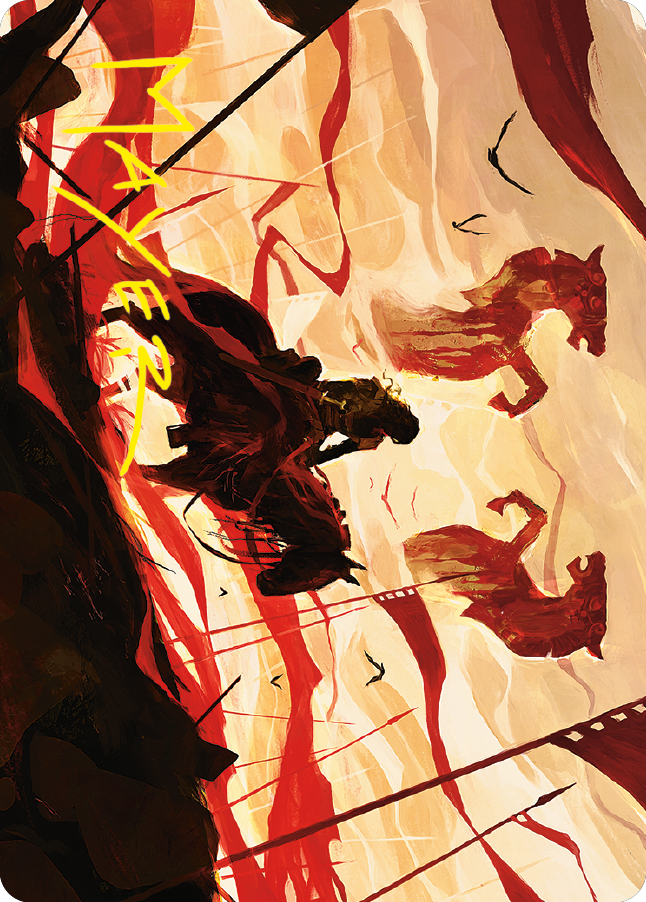 Merry, Esquire of Rohan Art Card (Gold-Stamped Signature) [The Lord of the Rings: Tales of Middle-earth Art Series] | The Time Vault CA