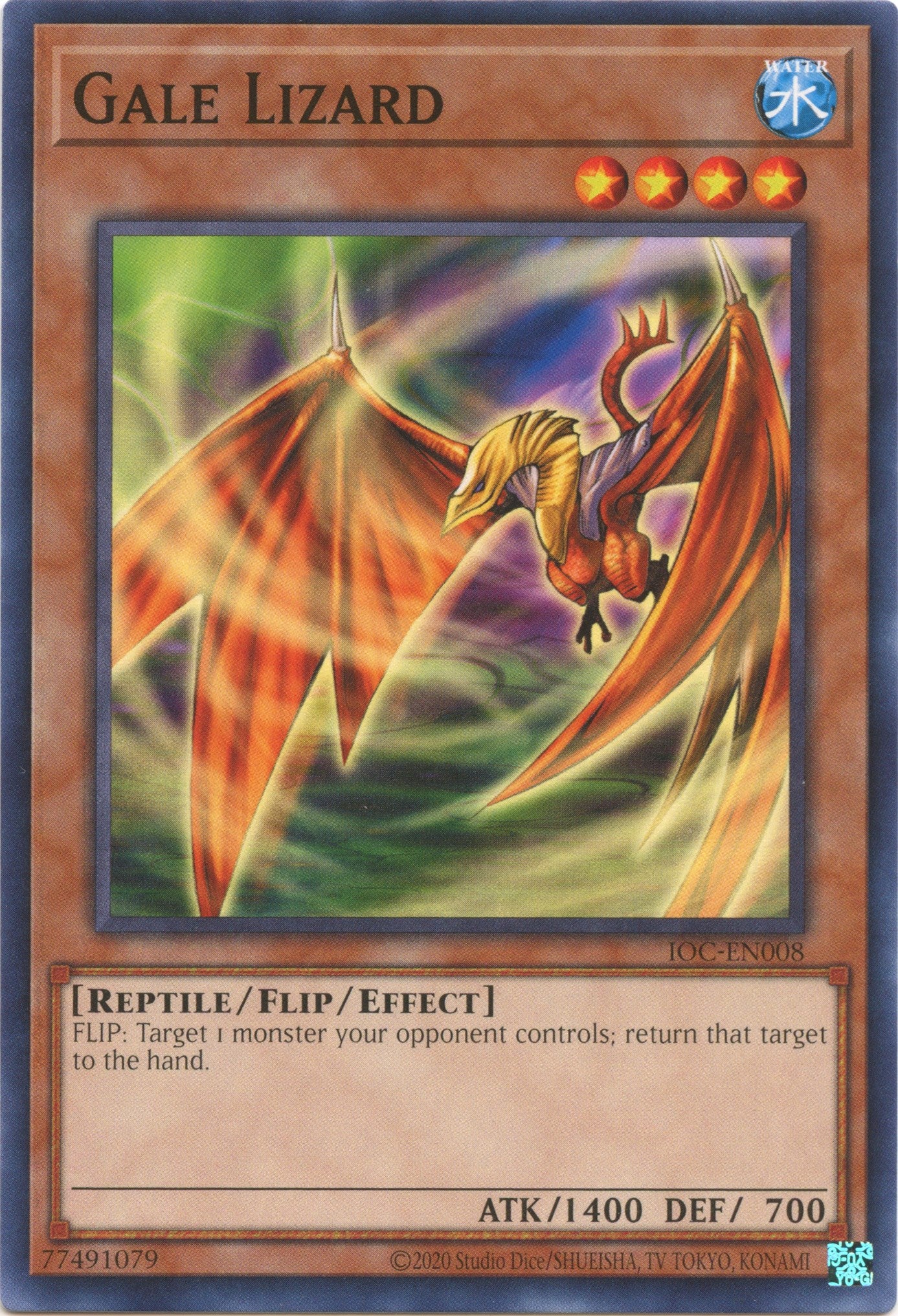 Gale Lizard (25th Anniversary) [IOC-EN008] Common | The Time Vault CA