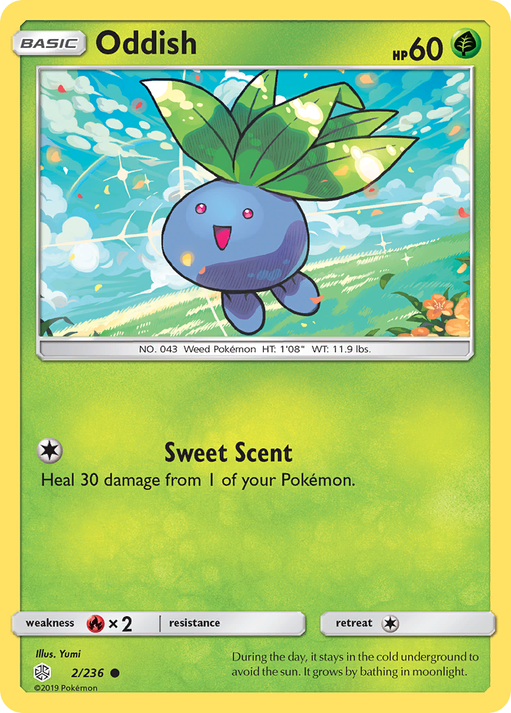 Oddish (2/236) [Sun & Moon: Cosmic Eclipse] | The Time Vault CA