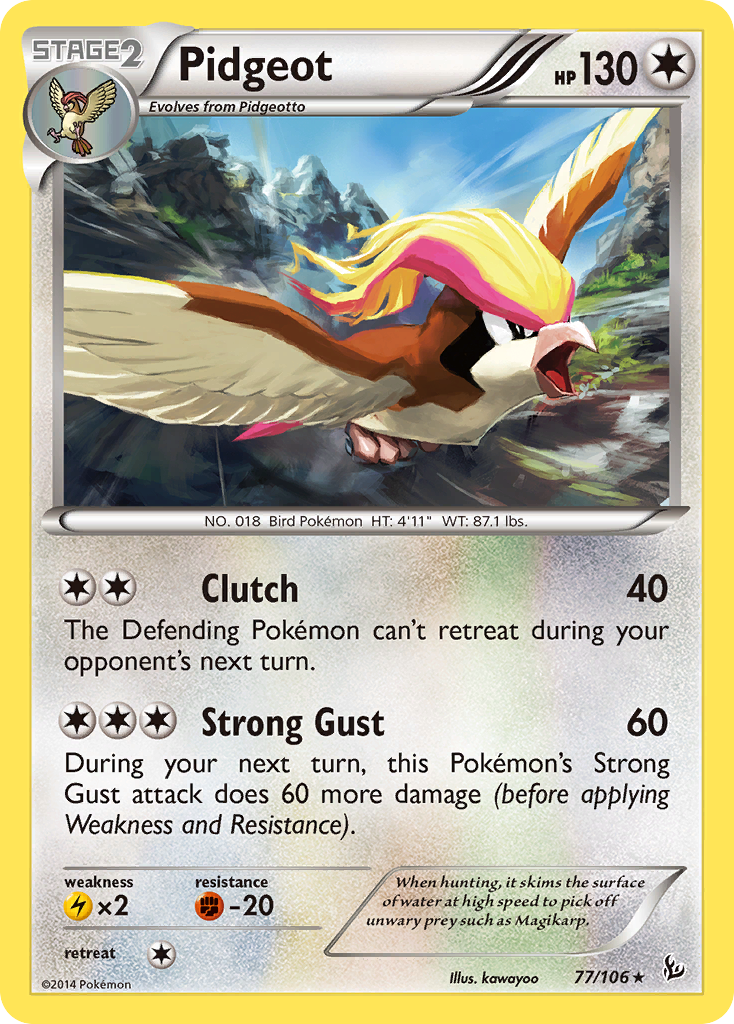 Pidgeot (77/106) [XY: Flashfire] | The Time Vault CA