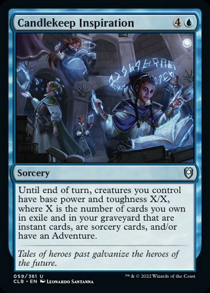 Candlekeep Inspiration [Commander Legends: Battle for Baldur's Gate] | The Time Vault CA