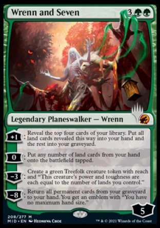 Wrenn and Seven (Promo Pack) [Innistrad: Midnight Hunt Promos] | The Time Vault CA