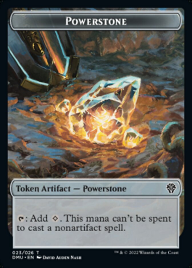 Powerstone Token [Dominaria United Tokens] | The Time Vault CA