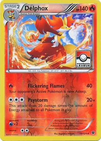 Delphox (13/124) (League Promo) [XY: Fates Collide] | The Time Vault CA