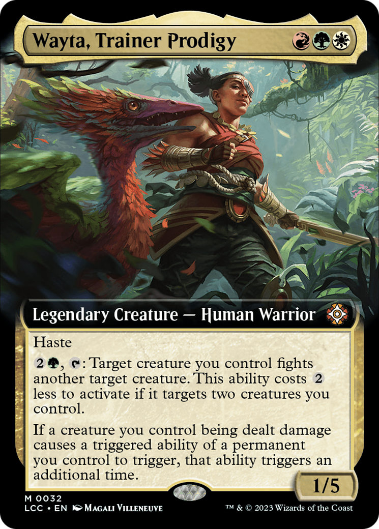 Wayta, Trainer Prodigy (Extended Art) [The Lost Caverns of Ixalan Commander] | The Time Vault CA