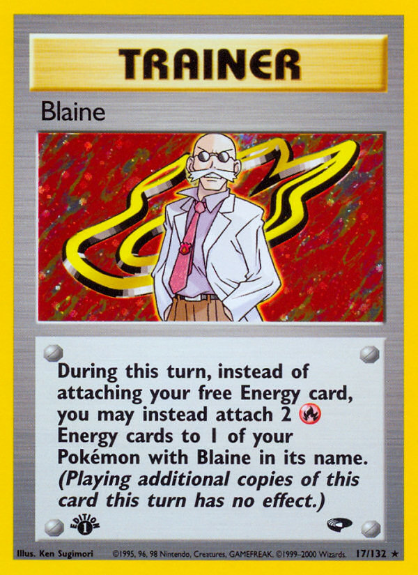 Blaine (17/132) [Gym Challenge 1st Edition] | The Time Vault CA