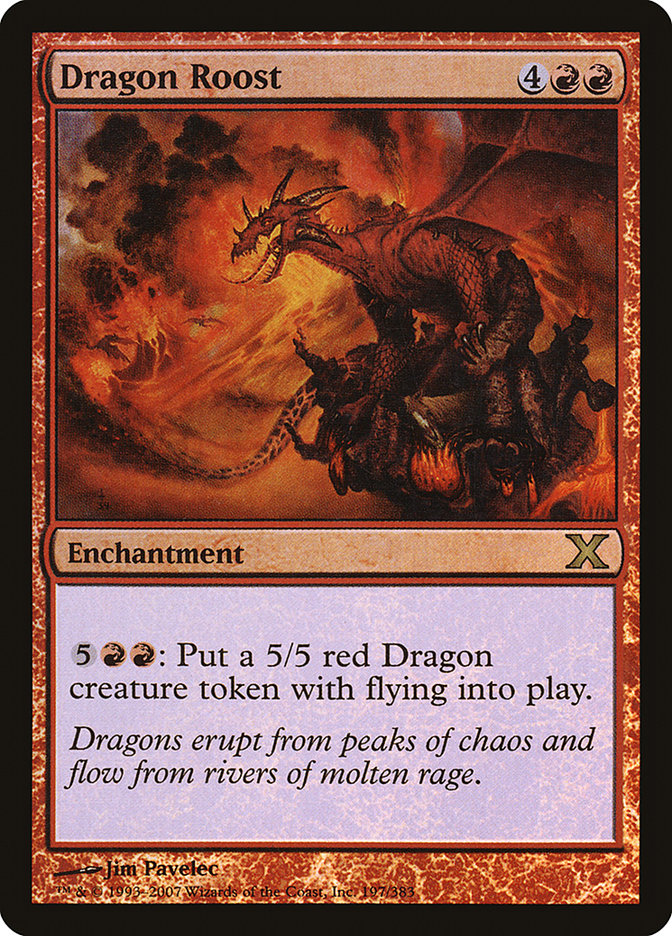 Dragon Roost (Premium Foil) [Tenth Edition] | The Time Vault CA