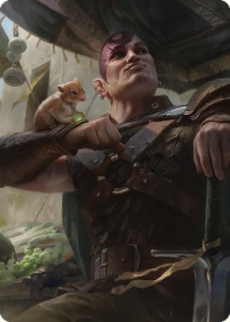 Minsc & Boo, Timeless Heroes Art Card (38) [Commander Legends: Battle for Baldur's Gate Art Series] | The Time Vault CA