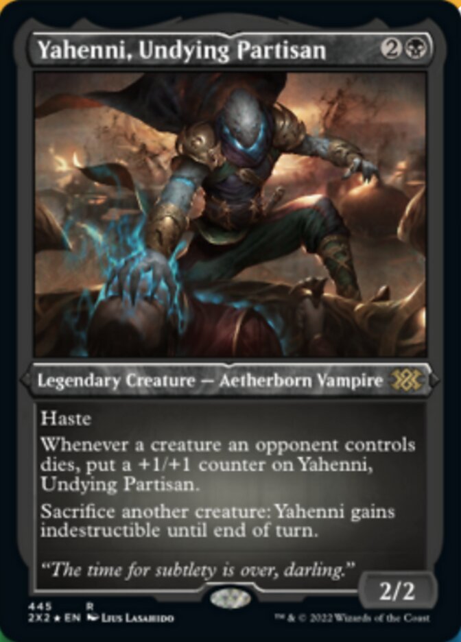 Yahenni, Undying Partisan (Foil Etched) [Double Masters 2022] | The Time Vault CA