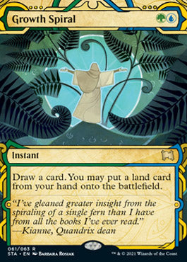 Growth Spiral (Etched Foil) [Strixhaven Mystical Archive] | The Time Vault CA