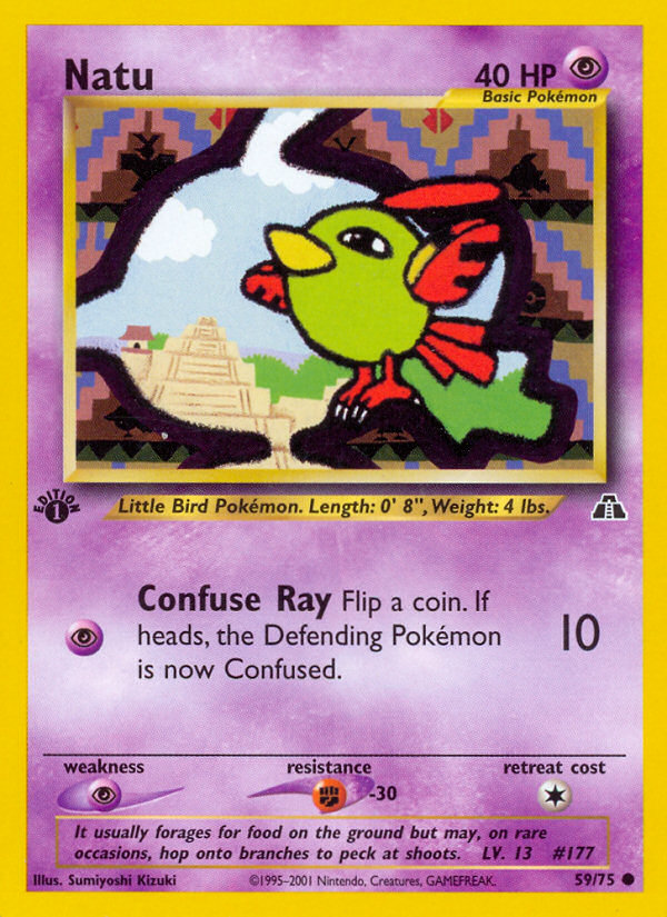 Natu (59/75) [Neo Discovery 1st Edition] | The Time Vault CA