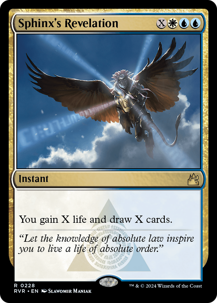 Sphinx's Revelation [Ravnica Remastered] | The Time Vault CA