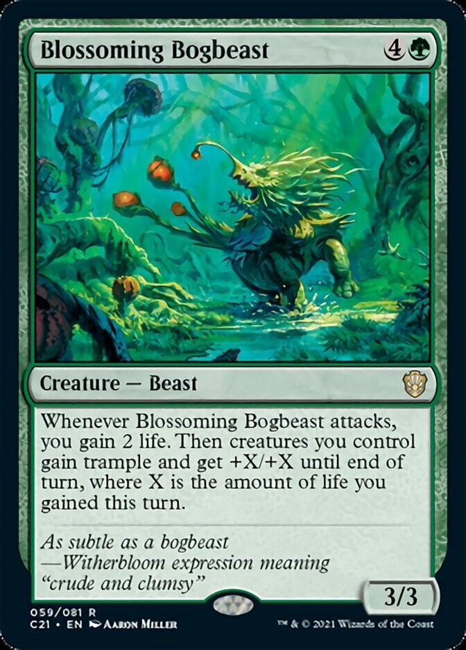 Blossoming Bogbeast [Commander 2021] | The Time Vault CA