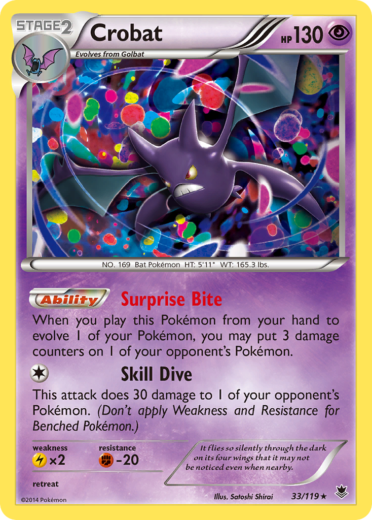 Crobat (33/119) [XY: Phantom Forces] | The Time Vault CA