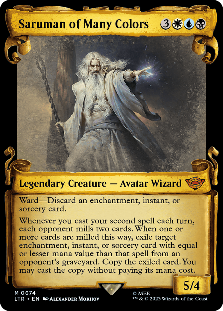 Saruman of Many Colors [The Lord of the Rings: Tales of Middle-Earth Showcase Scrolls] | The Time Vault CA