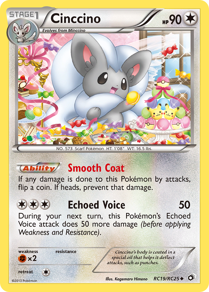 Cinccino (RC19/RC25) [Black & White: Legendary Treasures] | The Time Vault CA