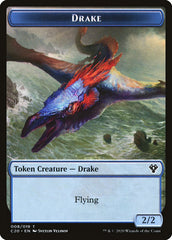 Human Soldier (005) // Drake Double-sided Token [Commander 2020 Tokens] | The Time Vault CA