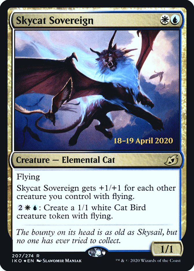 Skycat Sovereign  [Ikoria: Lair of Behemoths Prerelease Promos] | The Time Vault CA