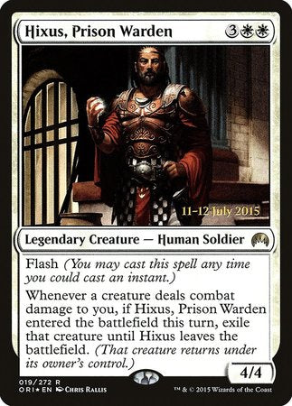 Hixus, Prison Warden [Magic Origins Promos] | The Time Vault CA