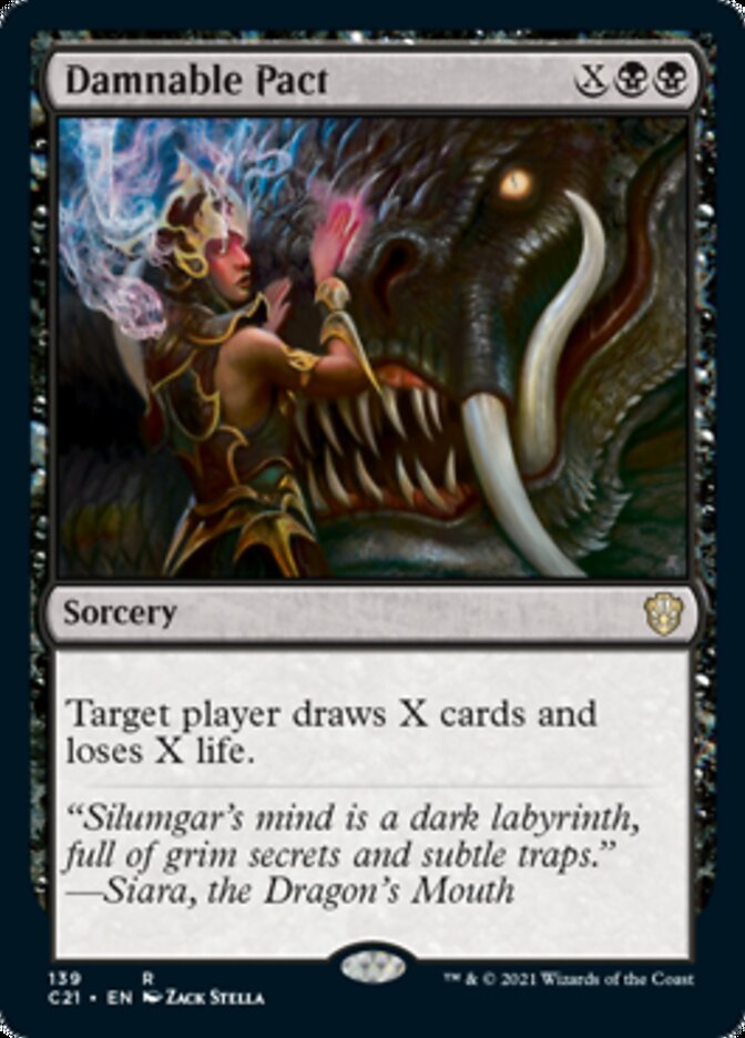 Damnable Pact [Commander 2021] | The Time Vault CA