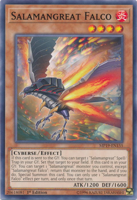 Salamangreat Falco [MP19-EN155] Common | The Time Vault CA