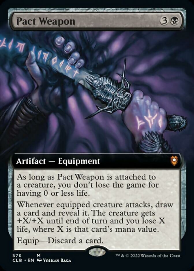 Pact Weapon (Extended Art) [Commander Legends: Battle for Baldur's Gate] | The Time Vault CA