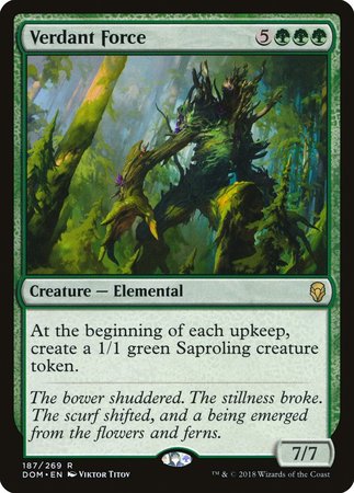 Verdant Force [Dominaria] | The Time Vault CA