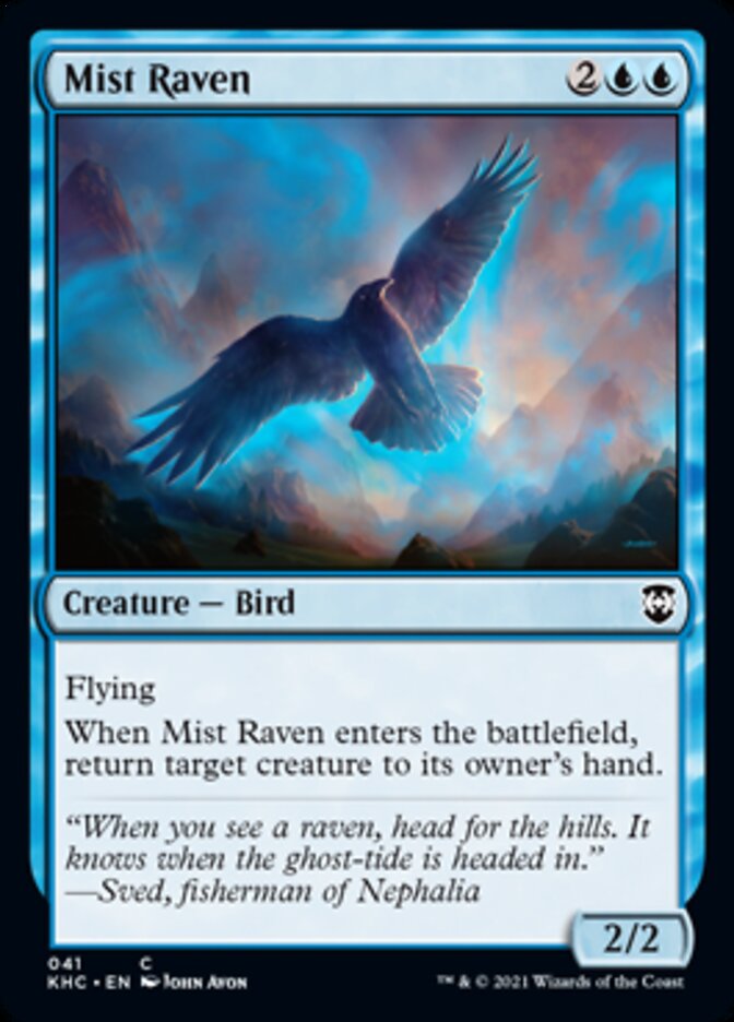 Mist Raven [Kaldheim Commander] | The Time Vault CA