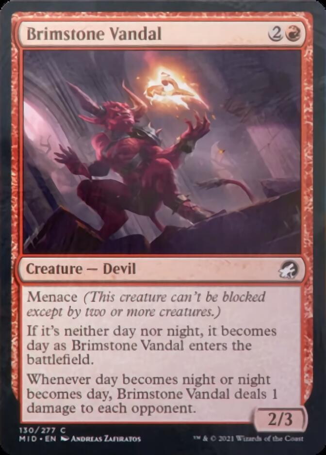 Brimstone Vandal [Innistrad: Midnight Hunt] | The Time Vault CA