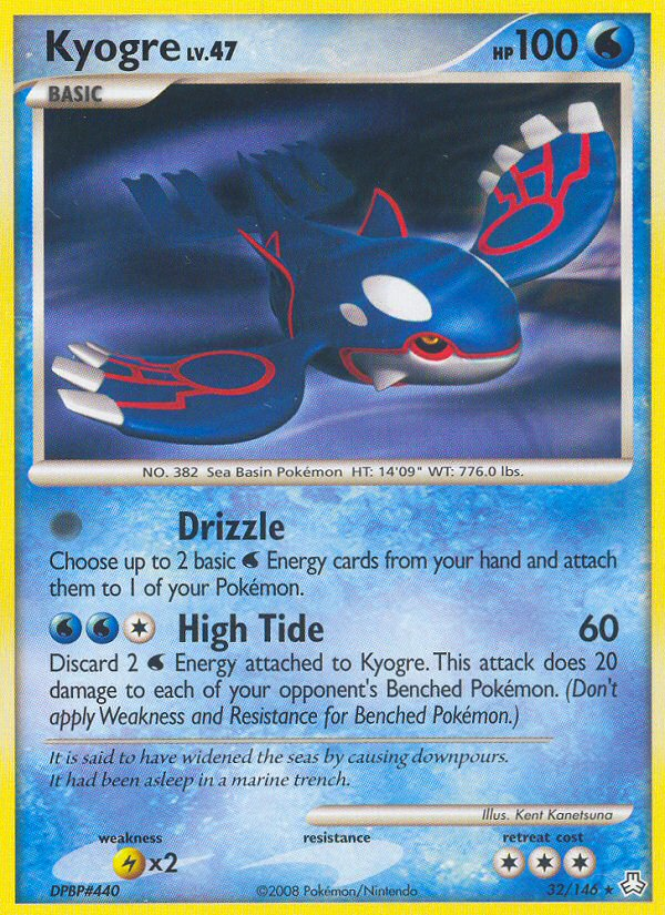 Kyogre (32/146) [Diamond & Pearl: Legends Awakened] | The Time Vault CA