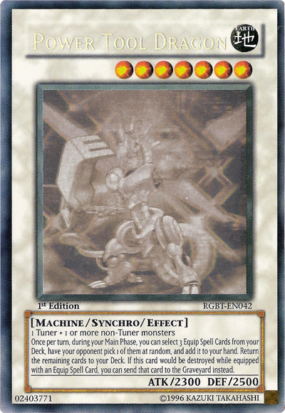 Power Tool Dragon [RGBT-EN042] Ultimate Rare | The Time Vault CA