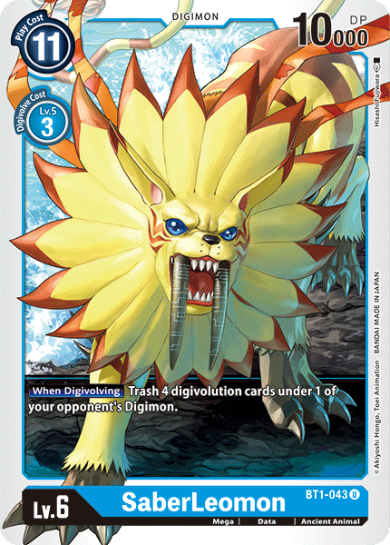 SaberLeomon [BT1-043] [Release Special Booster Ver.1.0] | The Time Vault CA