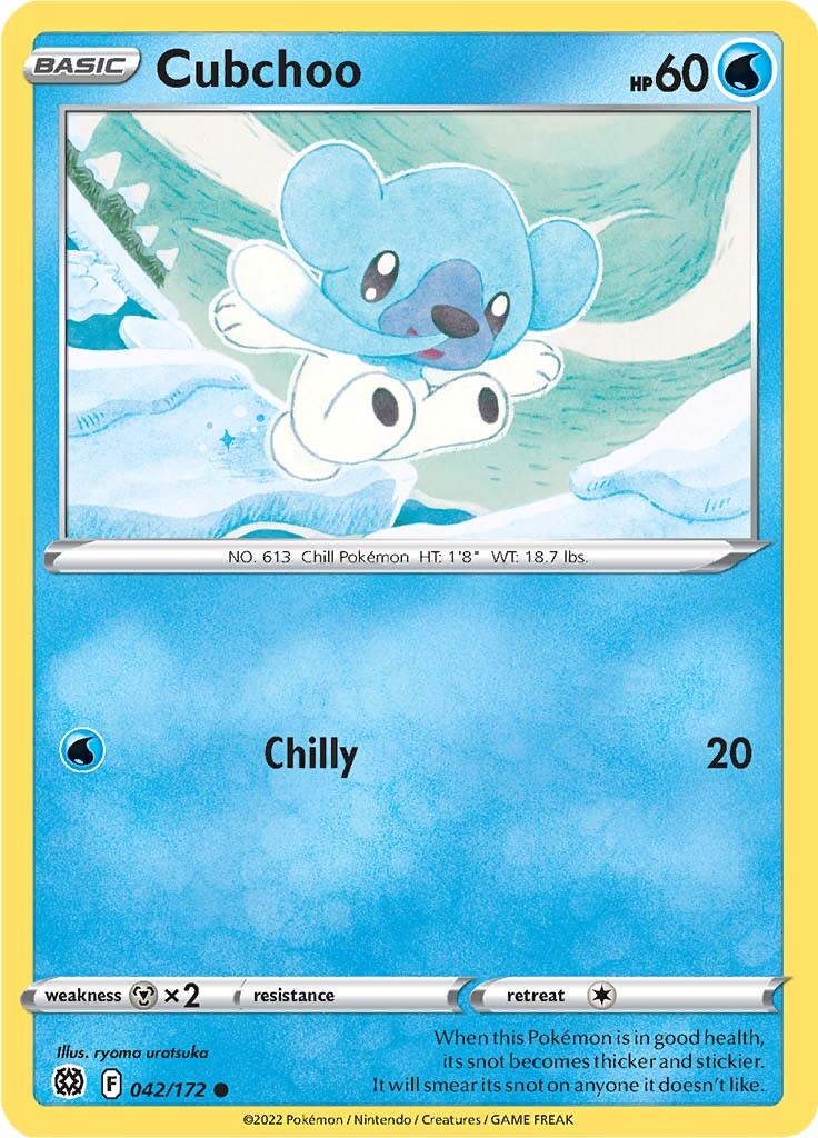 Cubchoo (042/172) [Sword & Shield: Brilliant Stars] | The Time Vault CA