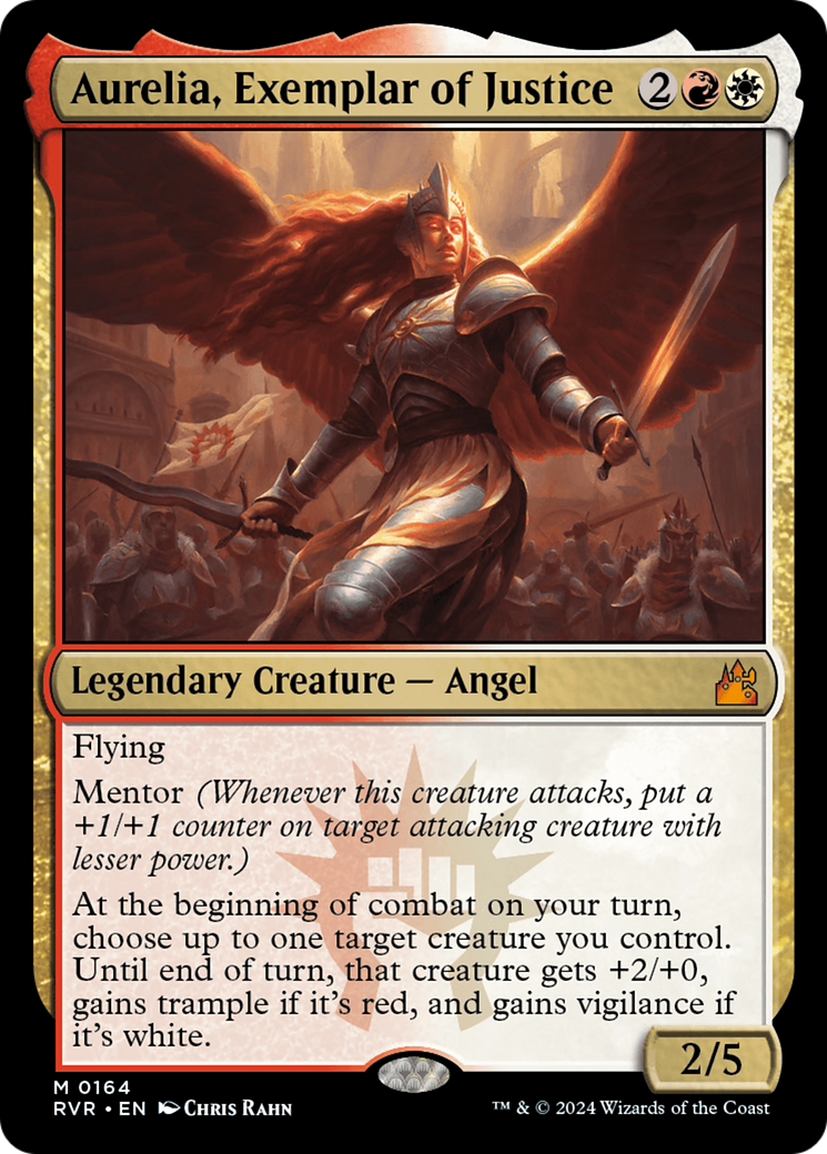 Aurelia, Exemplar of Justice [Ravnica Remastered] | The Time Vault CA