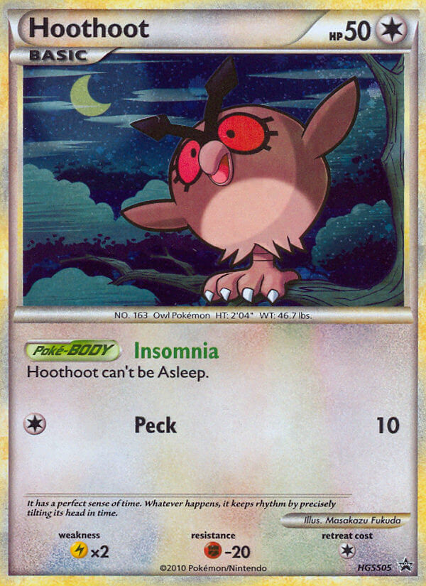 Hoothoot (HGSS05) [HeartGold & SoulSilver: Black Star Promos] | The Time Vault CA